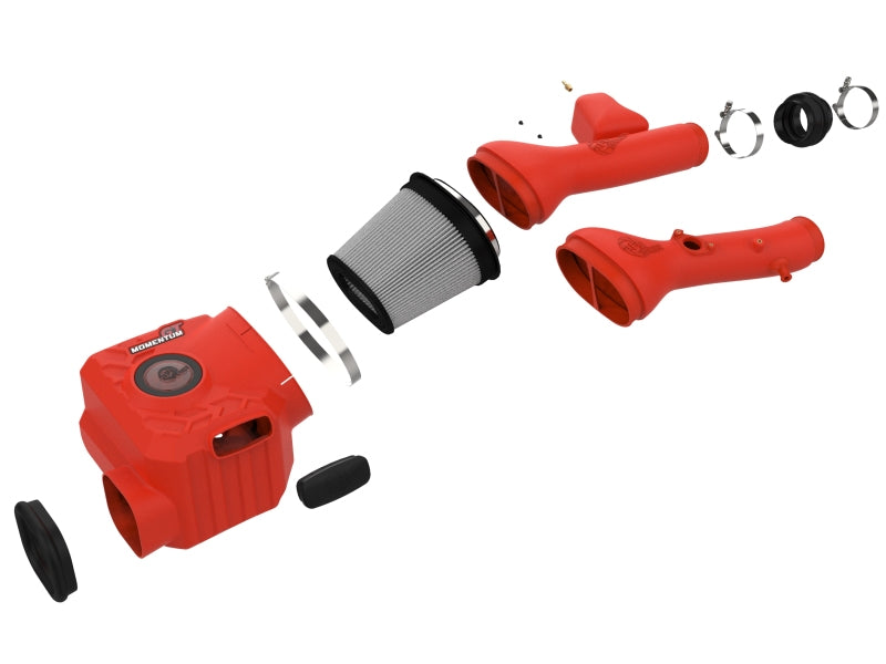 AFE 50-70095DR um GT Red Edition Cold Air Intake System w/ Pro DRY S Filter fit
