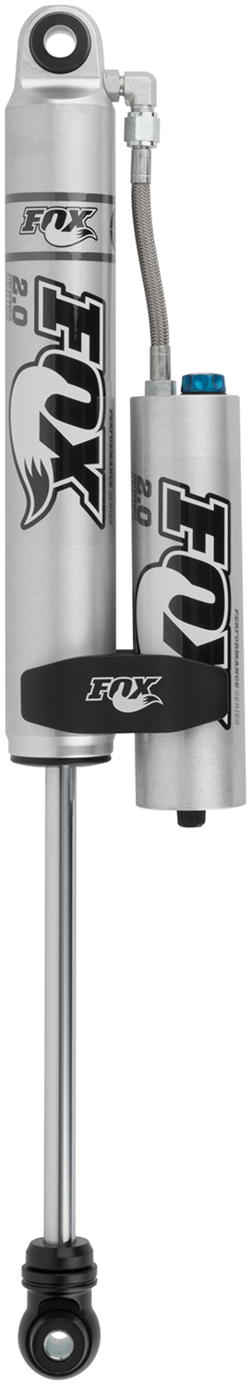 Fox 985-26-051 2.0 Factory Series 8.1in. Smooth Body R/R Shock w/CD Adj. (Alum) Std Travel / Eyelet Ends - Blk