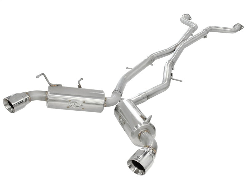 AFE 49-36107  2.5inch SS Exhaust Cat-Back 09-13 fits Nissan 370Z V6 3.7L Polish