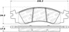 Stoptech 308.1158 Street Brake Pads