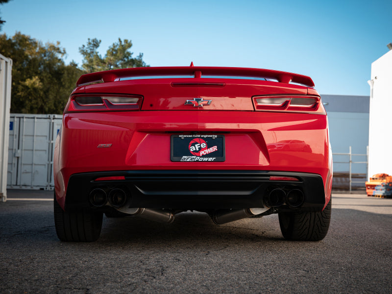 AFE 49-44119-B MACH Force-Xp 3in Axle-Back Exhaust 16-20 fits Chevrolet Camaro