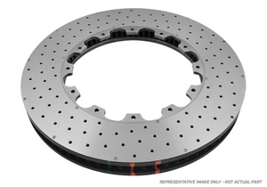 DBA 52323.1EXD 5000 Series Drilled and Dimpled Rear Replacement Rotor 09-16 fits