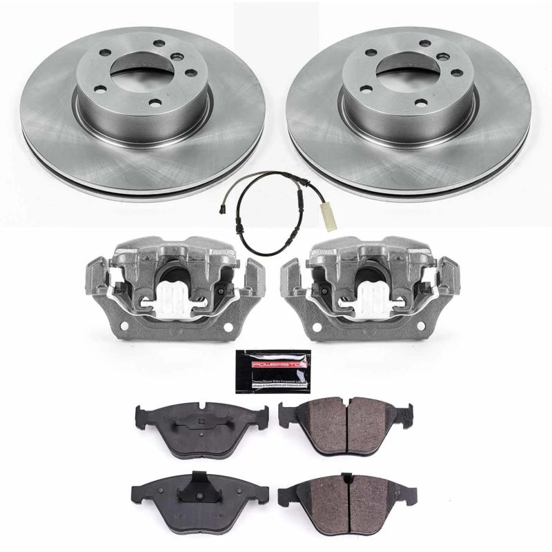 PowerStop KCOE7026 fits BMW 13-15 X1 Front Autospecialty Brake Kit w/Calipers