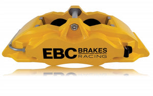 EBC BC4104YEL-R Racing 92-00 fits BMW M3 (E36) Front Right Apollo-4 Yellow Caliper (for 355mm Rotor)