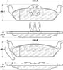 Stoptech 305.1012 Street Select Brake Pads - Front