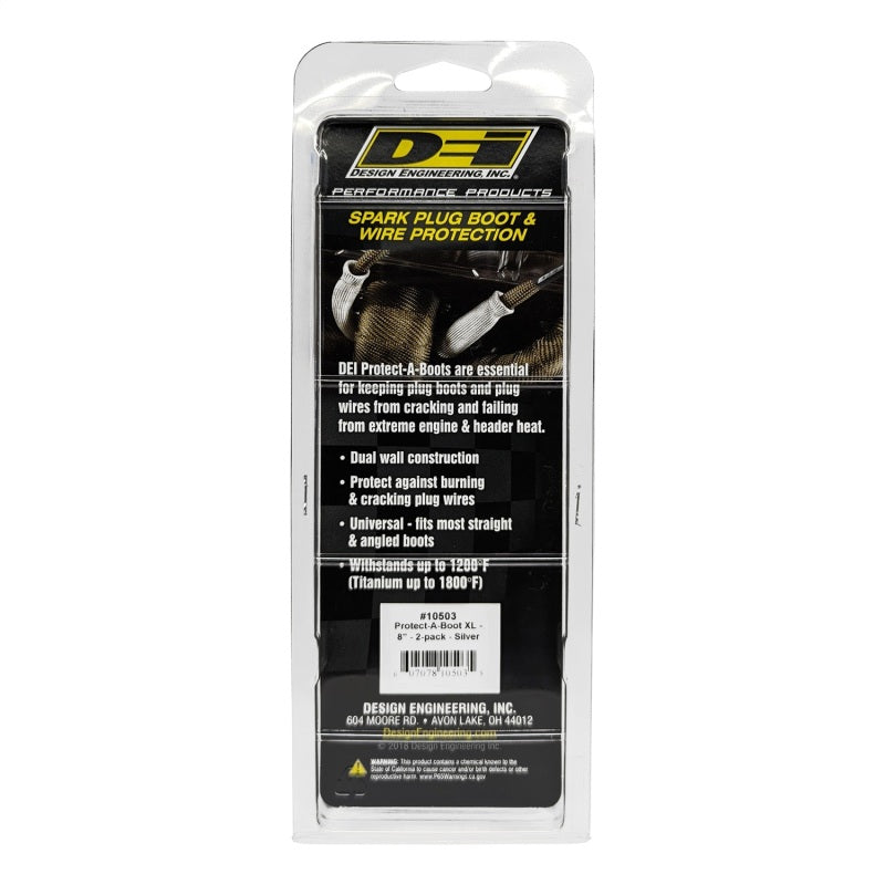 DEI  10503 Protect-A-Boot XL - 8in - 2-pack - Silver