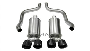 CORSA Performance 14469BLK Corsa 2005-2007 fits Chevrolet Corvette C6 6.0L V8 Black Xtreme Axle-Back Exhaust