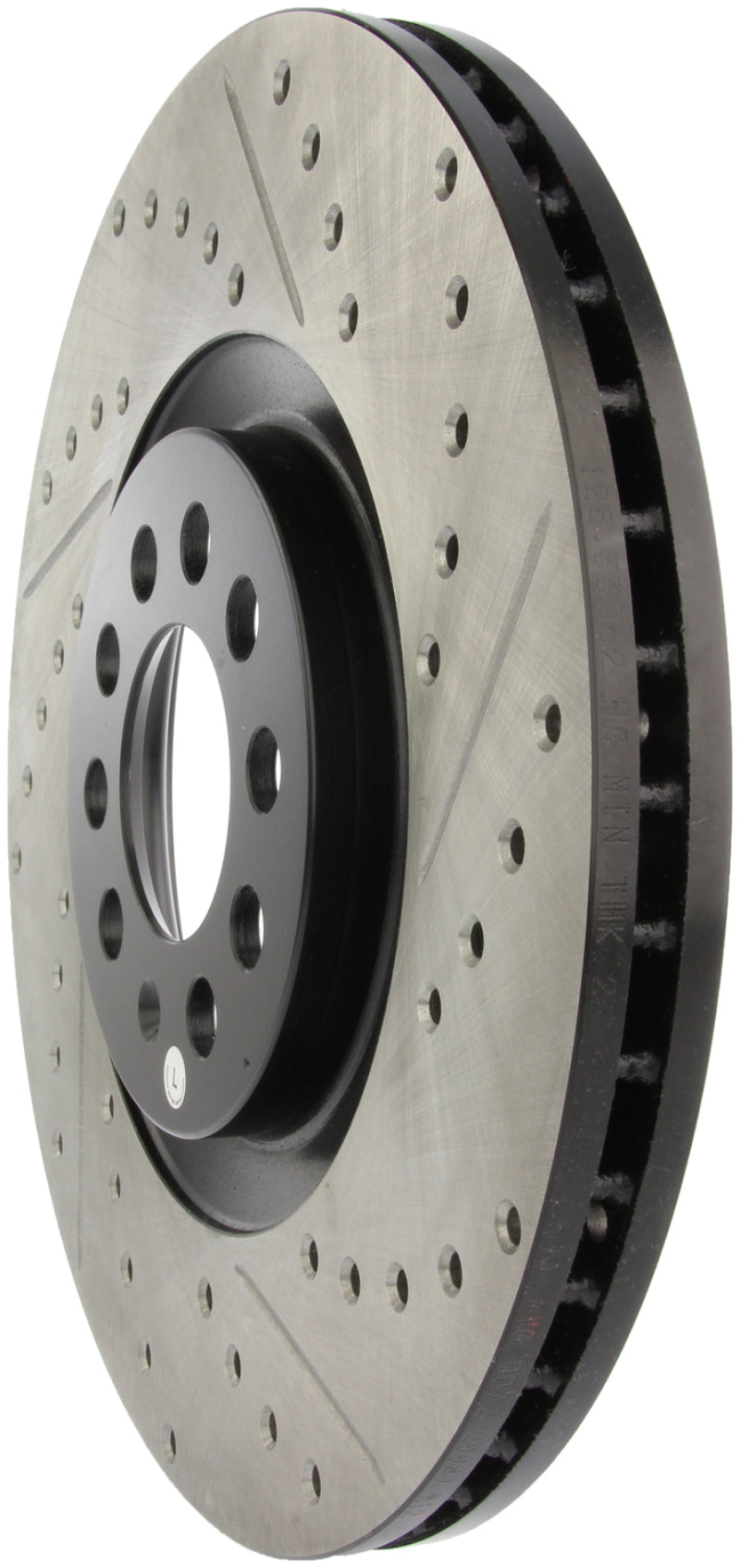 Stoptech 127.33062L Slotted & Drilled Sport Brake Rotor