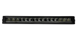 QuadBoss 20-inch Single Row Backlit LED 90W Lightbar White/Amber DRL