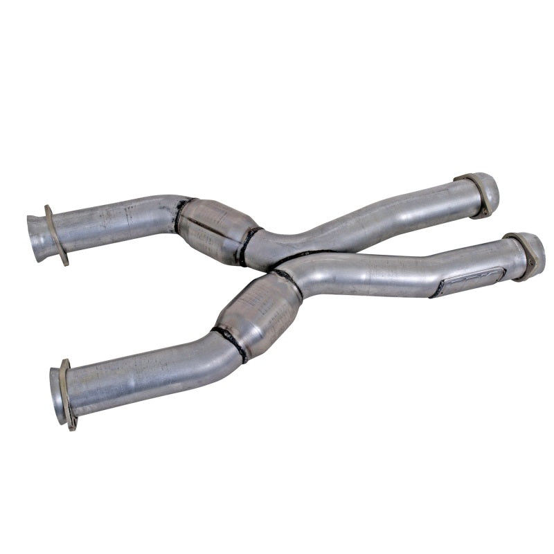 BBK  1786 Mustang Coyote Swap Short Mid X Pipe w Catalytic Converters 3.0 For  L