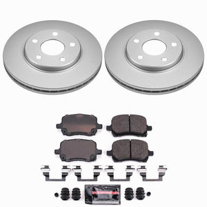 Power Stop 04-06 Chevrolet Malibu Front Z23 Coated Brake Kit