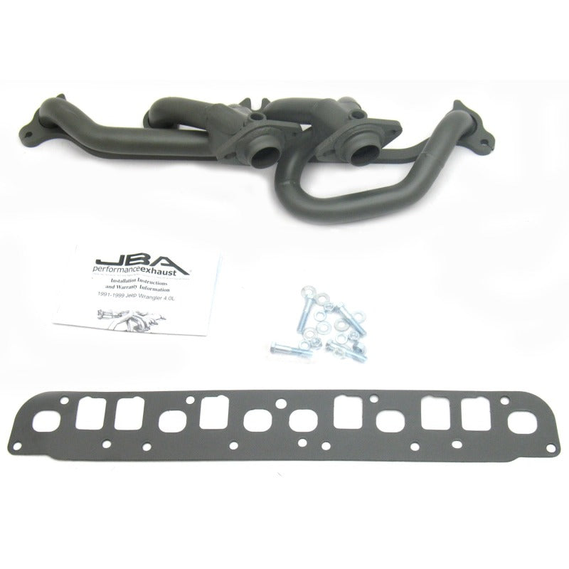 JBA 1527SJT fits Jeep 00-06 Wrangler 4.0L 1-1/2in Primary Ti Ctd Cat4Ward Header