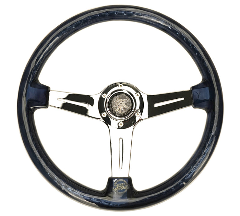 NRG RST-027CH-SM RST-027CH-SM Reinforced Steering Wheel Matsuri Clear Acrylic