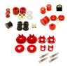 BMR BK023 5th Gen Camaro Street Version Total Suspension Bushing Kit (BK041/BK021/BK022) - Black/Red