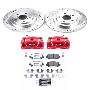 PowerStop KC219 fits Subaru Legacy Rear Z26 Street Warrior Brake Kit w/Calipers