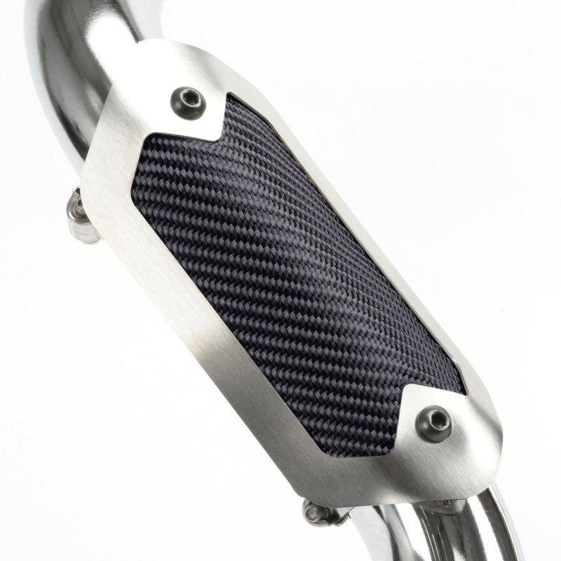 DEI  10900 Powersport Flexible Heat Shield - 3.5in x 6.5in - Brushed/Onyx