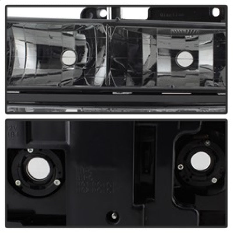 SPYDER 5072238 xTune fits Chevy Suburban Headlights/Parking Lights 8pcs Smoked