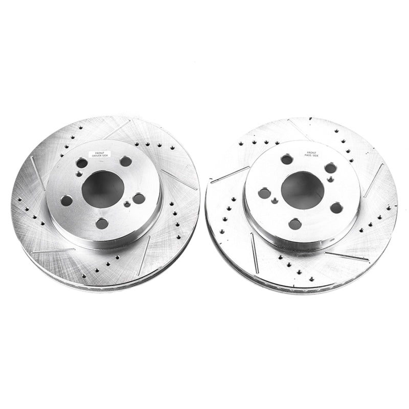 PowerStop fits Toyota 16-19 Prius Front Evolution Drilled & Slotted Rotors -