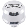 fits Ford 302-438 Racing Slant Edge Breather - Polished