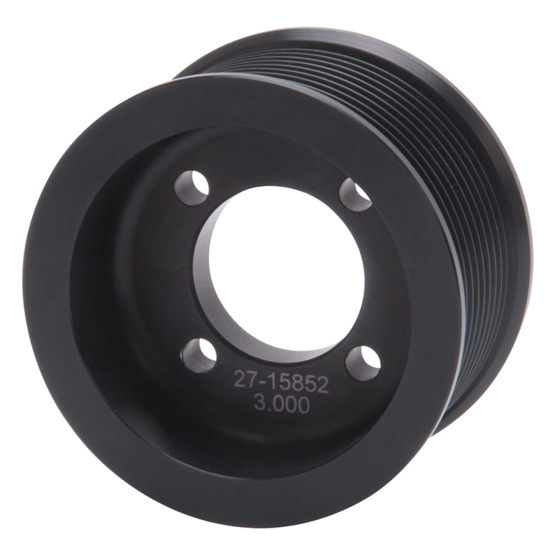Edelbrock 15852 Pulley Supercharger Enforcer 10 Rib 3In Black