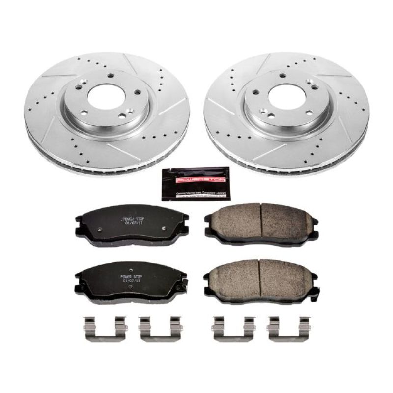 PowerStop K4557 fits Hyundai 03-05 XG350 Front Z23 Evolution Sport Brake Kit
