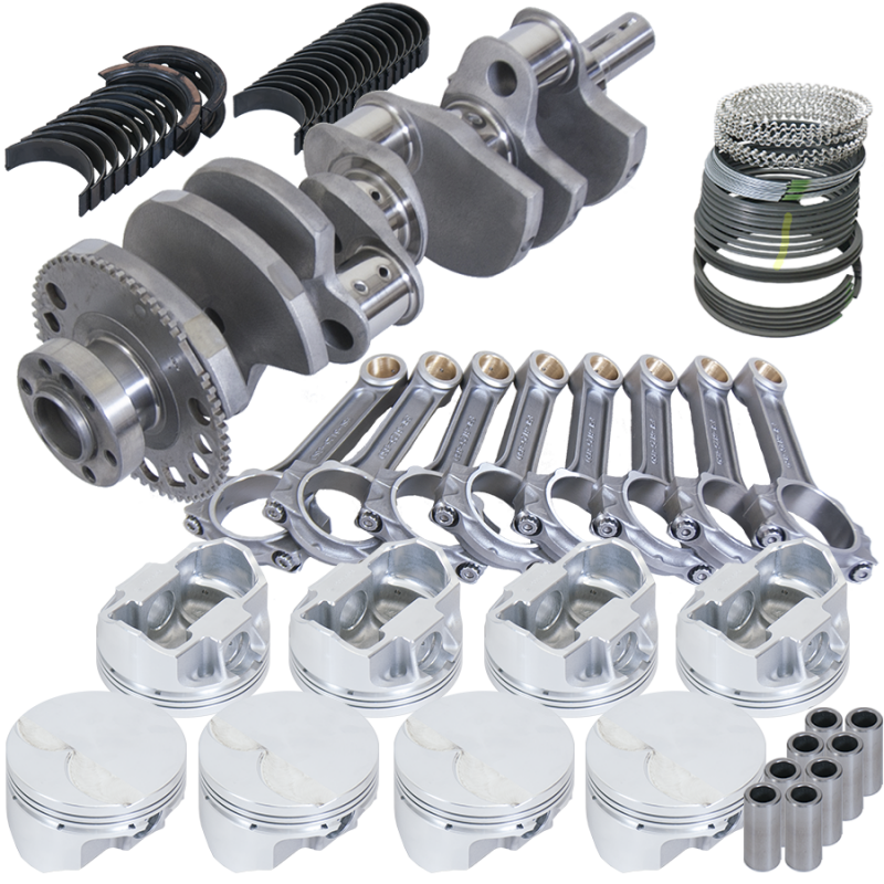 Eagle 637603898 fits Chevy LS1 4.000in Crank 58 Tth Reluctor 6.125in I-Beam Rods 3.898in Pistons Rotating Assembly