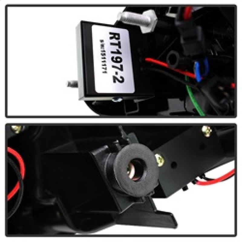 Spyder 5082275 fits Audi 08-12 A5 LED Tail Lights Black ALT-YD-AA508-LED-BK