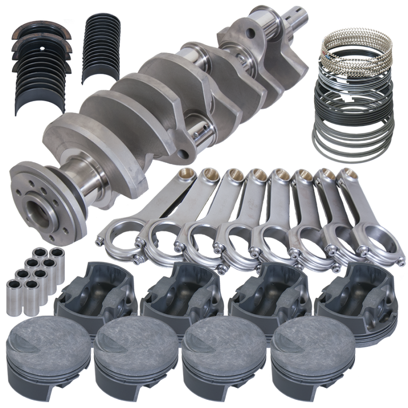 Eagle B11011070 fits Chevy 454 4.250in Crank 6.385in H-Beam -3cc Flat Top 4.320in Pistons Balanced Assembly