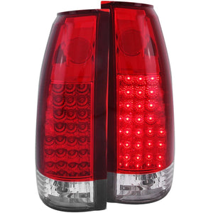 ANZO 311004 1999-2000 fits Cadillac Escalade LED Taillights Red Clear G2