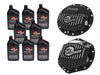 aFe 46-7701AB Power Front/Rear Diff Cover Kit w/ Oil 13-18 fits Dodge L6 Trucks (AAM 9.25-12 & AAM 11.5/12-14)