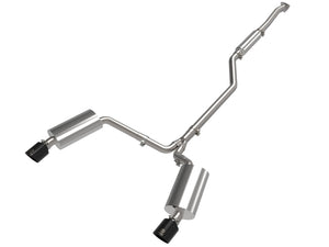 AFE 49-36629-B fits Acura TSX L4 2.4L Takeda 2-1/2in To 2-1/4in 304 SS Cat-Back