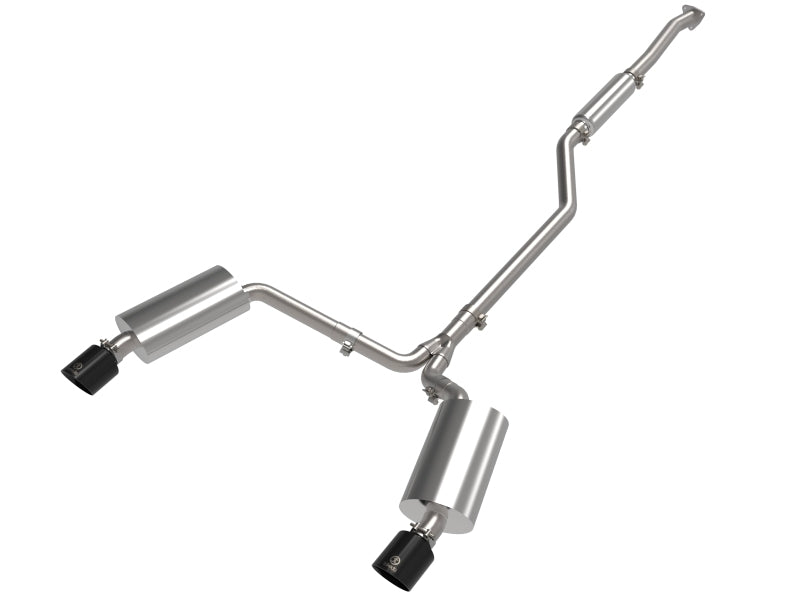 AFE 49-36629-B fits Acura TSX L4 2.4L Takeda 2-1/2in To 2-1/4in 304 SS Cat-Back
