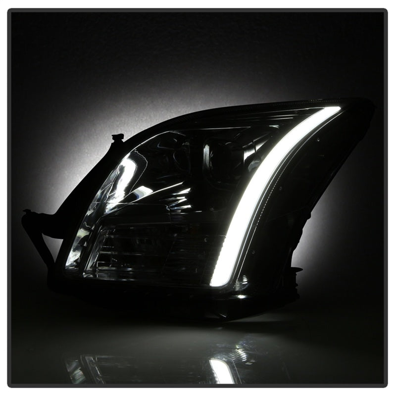 xTune 9042126 06-09 fits Ford Fusion Light Bar DRL Projector Headlights - Chrom