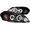 ANZO 121236 2007 fits Chevrolet 06-20 Monte Carlo Projector Headlights w/ Halo Black