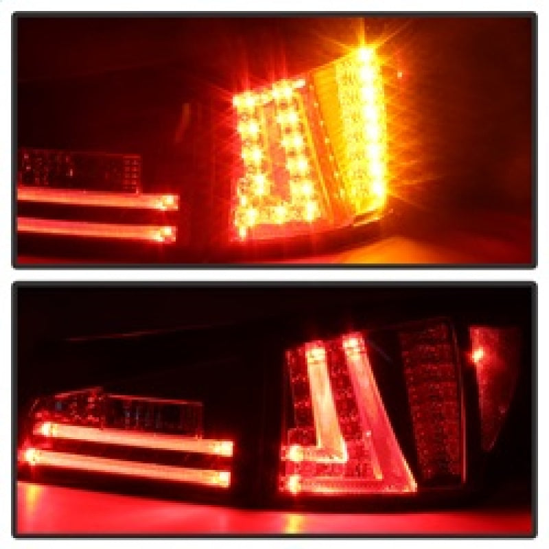 Spyder 5080790 fits Lexus 06-08 IS250 LED Tail Lights Black Smoke ALT-YD-LIS06-