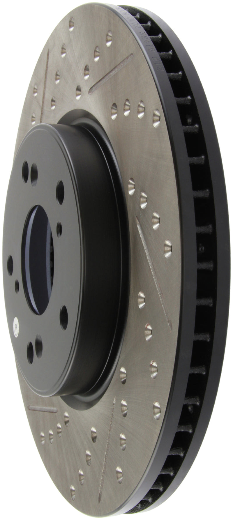 Stoptech 127.40086R Slotted & Drilled Sport Brake Rotor Front Right 13 fits Honda Accord Sport