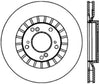 Stoptech 126.40048CSL Power Slot 00-09 fits Honda S2000 CRYO Front Left Slotted Rotor