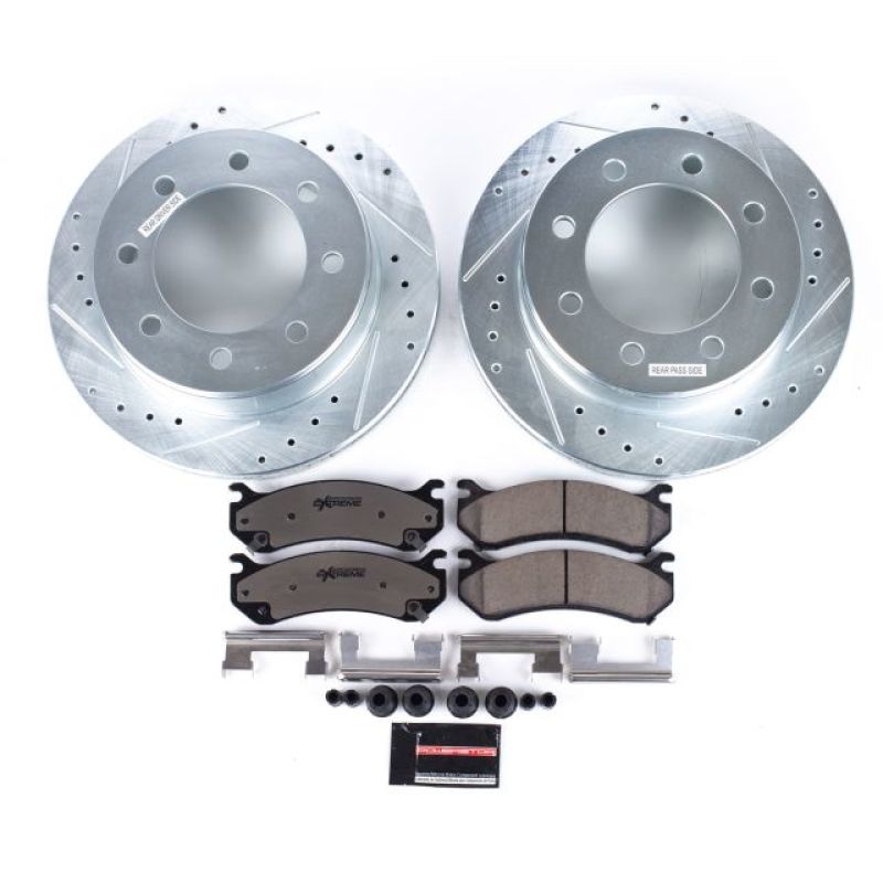 PowerStop K2041 36 fits Chevrolet Avalanche 2500 Rear Z36 Truck & Tow Brake Kit
