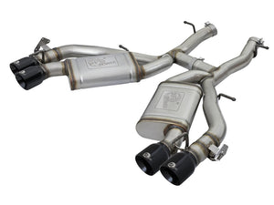 AFE 49-34068-B rce XP 3in 304 SS Axle-Back Exhaust Dual Exhaust (NPP) w/ Black