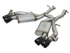 AFE 49-34068-B rce XP 3in 304 SS Axle-Back Exhaust Dual Exhaust (NPP) w/ Black