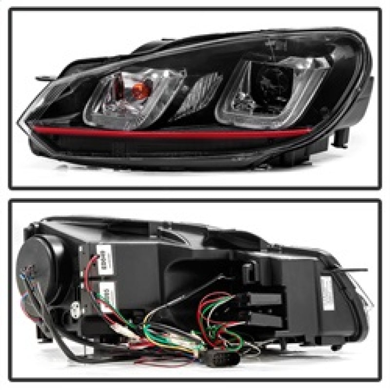 Spyder 5082046 fits Volkswagen 10-13 Golf / GTI Version 3 Projector Headlights