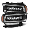 AlphaRex  880553 fits Ram 19-21 2500 NOVA LED Proj Headlights Plank Style Black