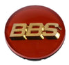 BBS 56.24.099 Center Cap 70.6mm Red/Gold (3-tab) (56.24.073)