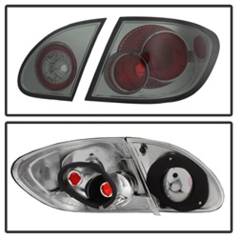 Spyder 5033673 fits Toyota 03-08 Corolla Euro Style Tail Lights Smoke ALT-YD-TC
