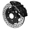 Wilwood 140-17519-D Dynapro 6 Front Hub Kit 12.19in SRP Drilled 04-05 fits Honda Civic SI/ 02-06 Acura RSX