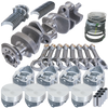 Eagle 13202060 fits Chevy 350 3.480in Crank 5.700in I-Beam Rods -7cc Flat Top 4.060in Pistons Rotating Assembly