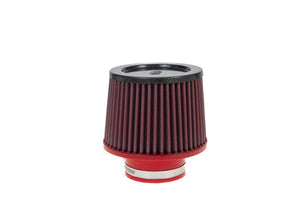 BMC FBSA80-110C Single Air Universal Conical Filter w/Carbon Top - 80mm Inlet /