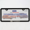 fits Ford Racing M-1828-SSB fits Ford Performance Slim License Plate Frame - Black Stainless Steel