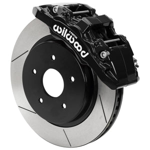 Wilwood 13-18 RAM 1500 4WD AERO6-DM Kit 5 x 5.50in Hub - 13.38in Slotted Rotor - Black