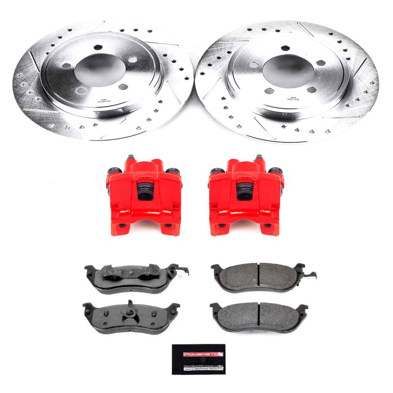 PowerStop KC3150 36 fits Ford Explorer Rear Z36 Truck & Tow Brake Kit w/Calipers